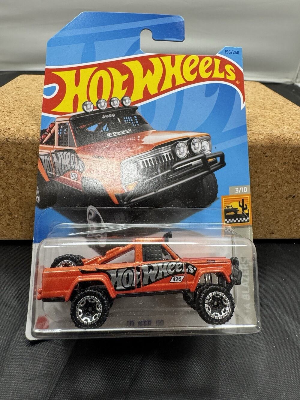 Hot Wheels 73 Jeep J10 Orange 2023 Baja Blazers 3/10 196/250 Diecast Truck New